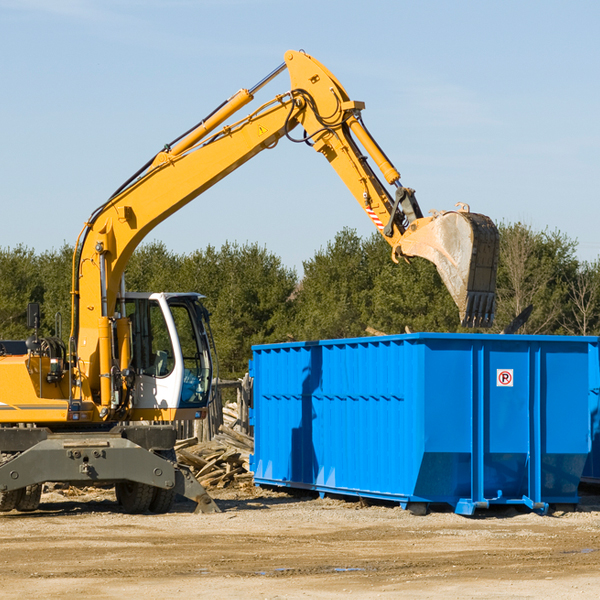 how many times can i have a residential dumpster rental emptied in Oktibbeha County